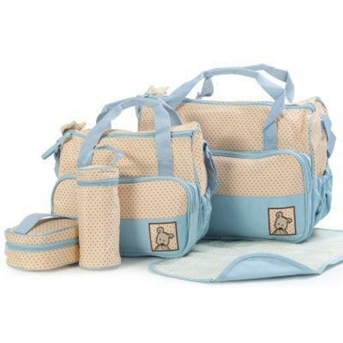 Ensemble de sacs à langer premium – 5 pièces pratiques pour maman et bébé