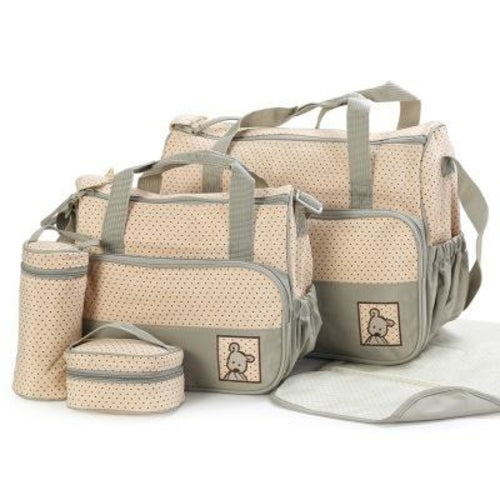 Ensemble de sacs à langer premium – 5 pièces pratiques pour maman et bébé