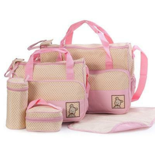 Ensemble de sacs à langer premium – 5 pièces pratiques pour maman et bébé