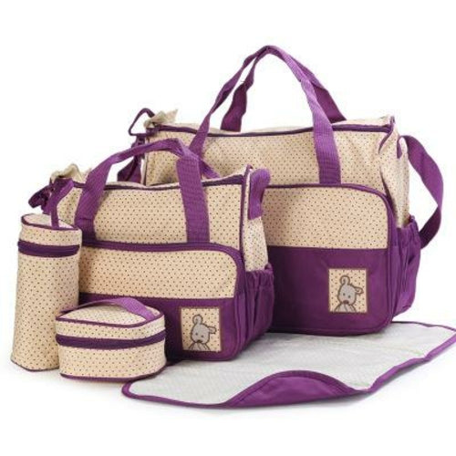 Ensemble de sacs à langer premium – 5 pièces pratiques pour maman et bébé