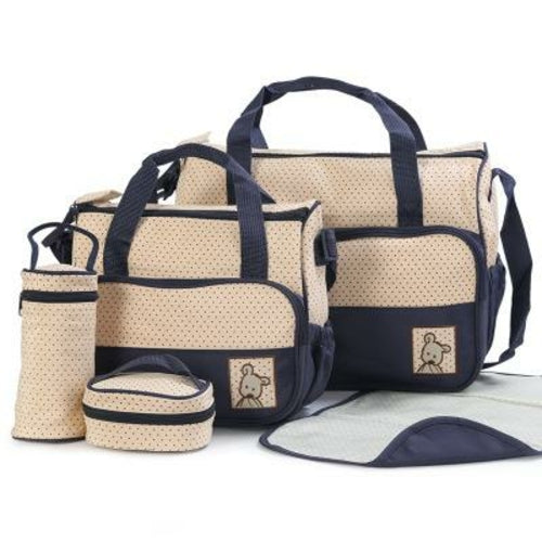 Ensemble de sacs à langer premium – 5 pièces pratiques pour maman et bébé
