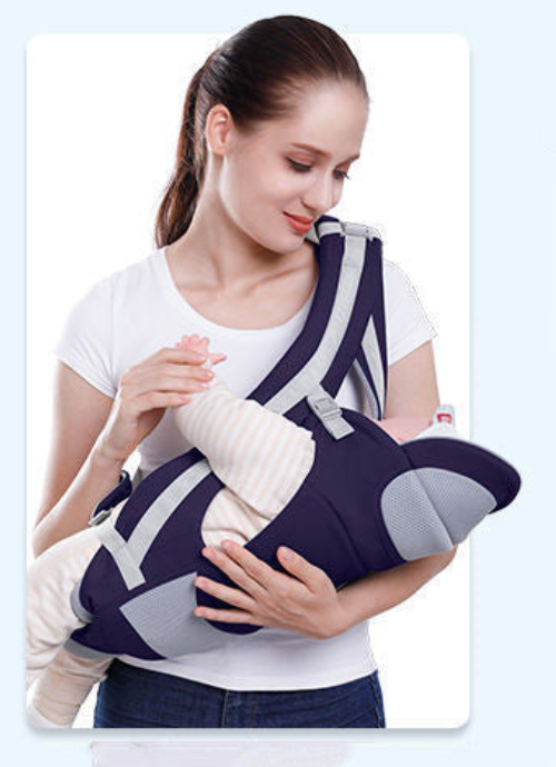 Porte-Bébé Ergonomique 3-en-1 avec Siège – Confort Bébé & Soulagement du Dos