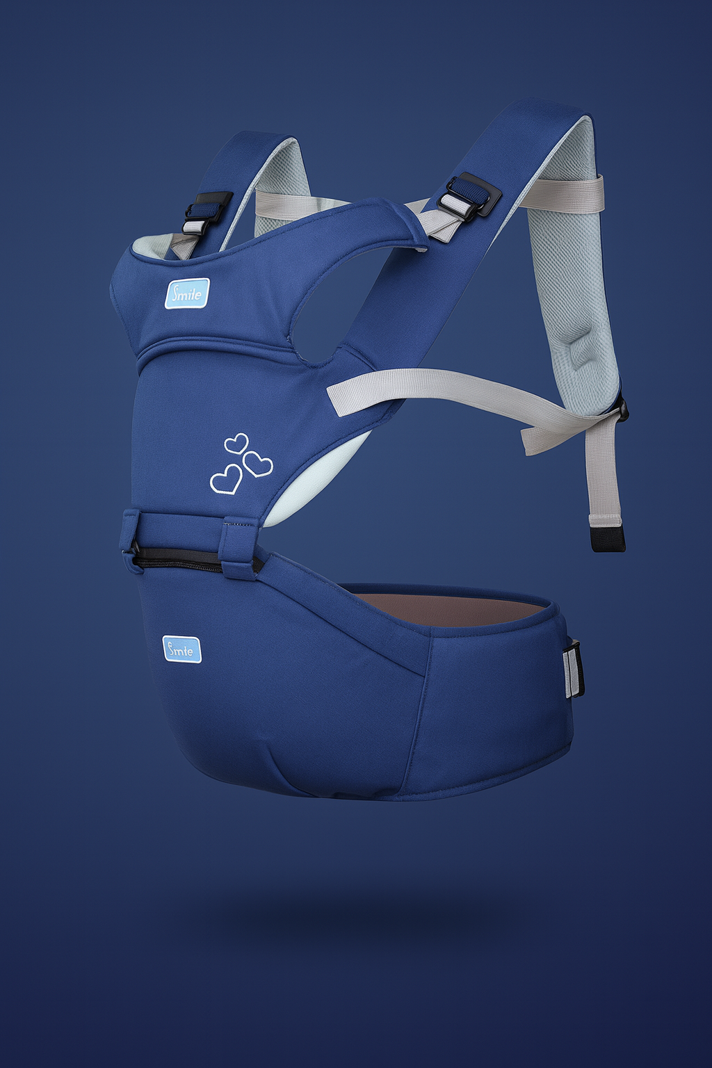 Porte-Bébé Ergonomique 3-en-1 avec Siège – Confort Parent & Bébé | Respirable & Sécurisé