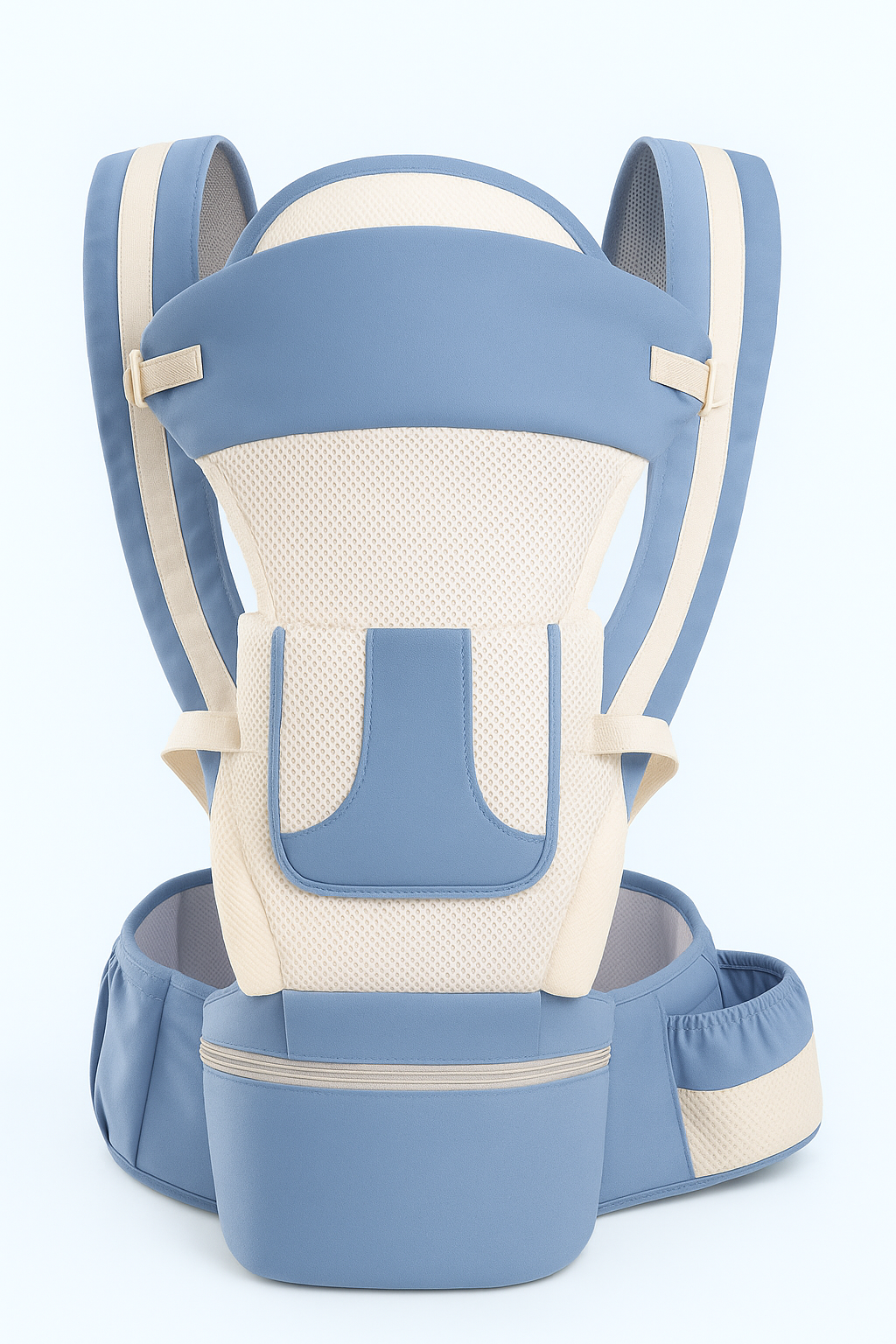 Porte-Bébé Ergonomique 3-en-1 avec Siège – Confort Bébé & Soulagement du Dos