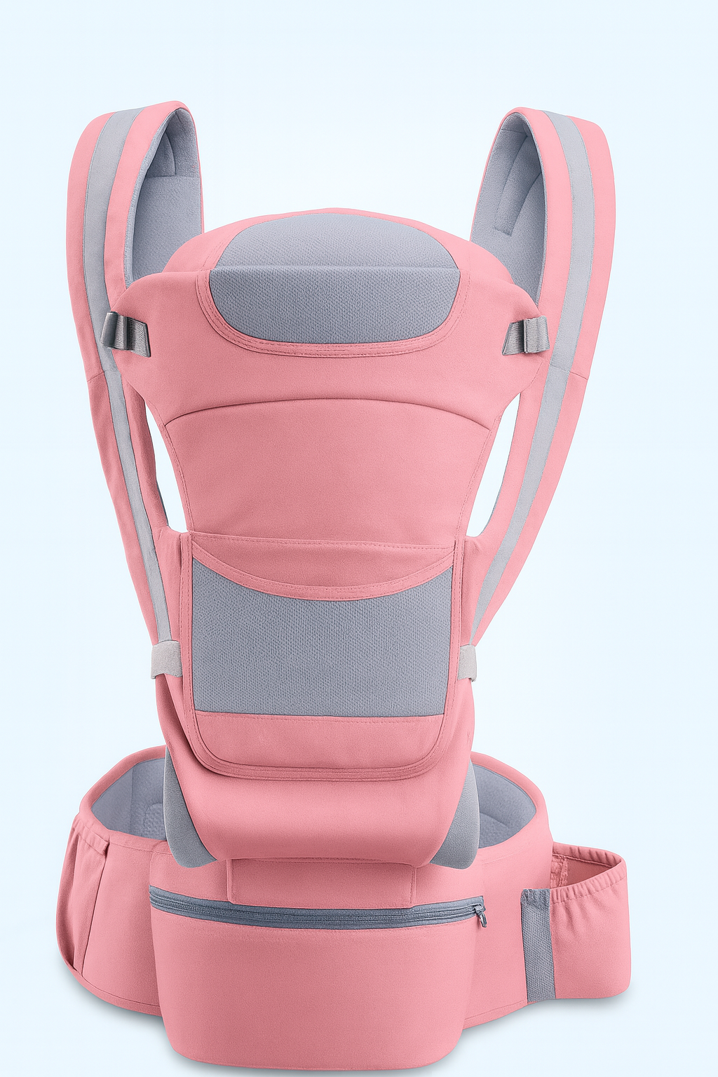 Porte-Bébé Ergonomique 3-en-1 avec Siège – Confort Bébé & Soulagement du Dos