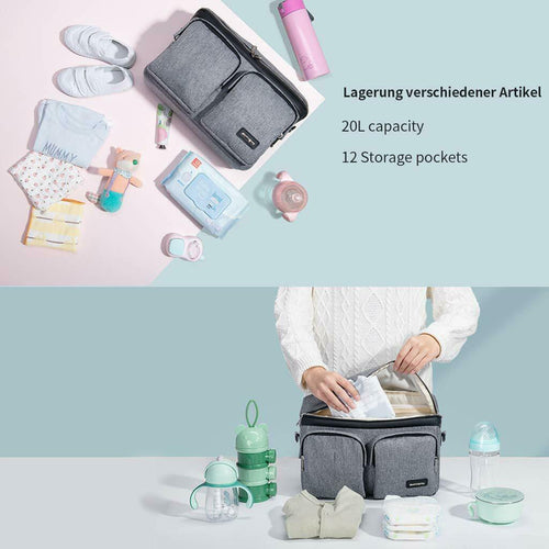 Sac organisateur de poussette – Compact, élégant et pratique