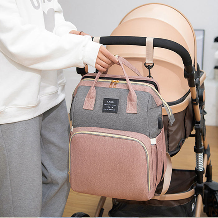 Sac à Langer Multifonction 3-en-1 avec Lit Bébé Intégré